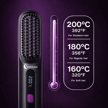 Versan™ Wireless Hair Straightening Brush