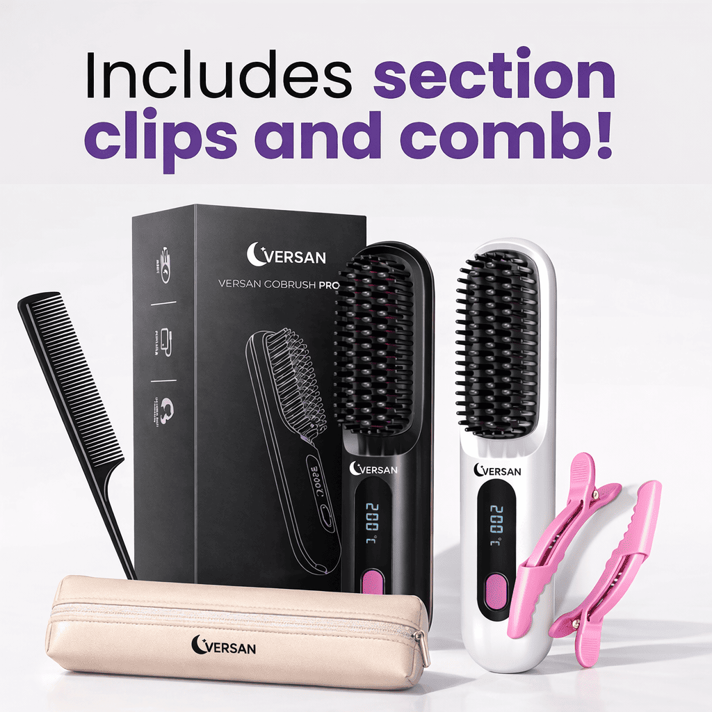 Versan™ Wireless Hair Straightening Brush