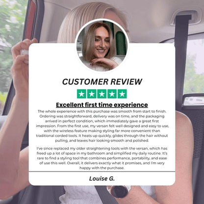 Versan™ Wireless Hair Straightening Brush