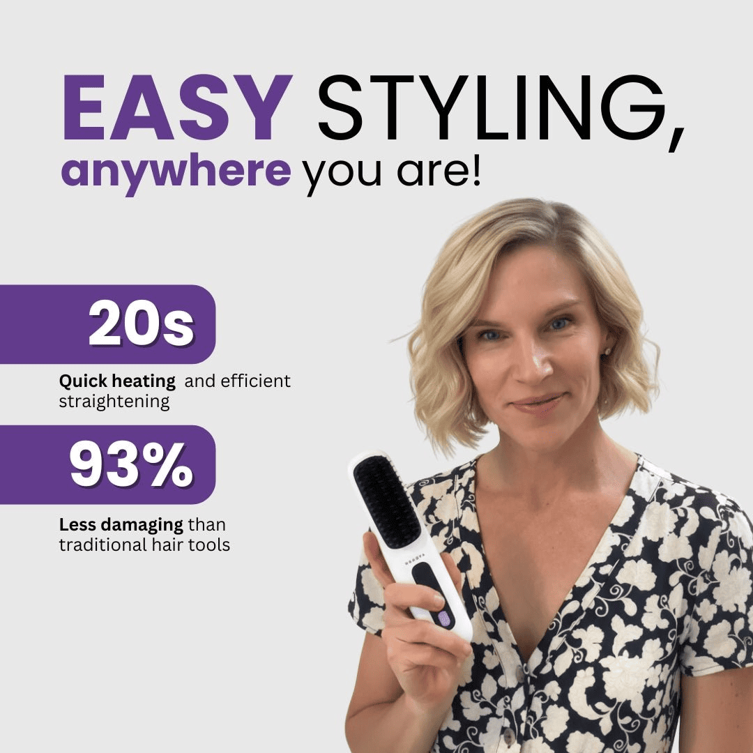 Versan™ Wireless Hair Straightening Brush