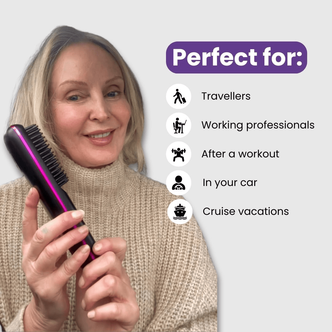 Versan™ Wireless Hair Straightening Brush